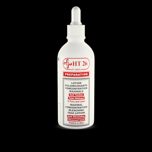 HT26 Maximal concentration bleaching face lotion/Lotion éclaircissante concentration maximale